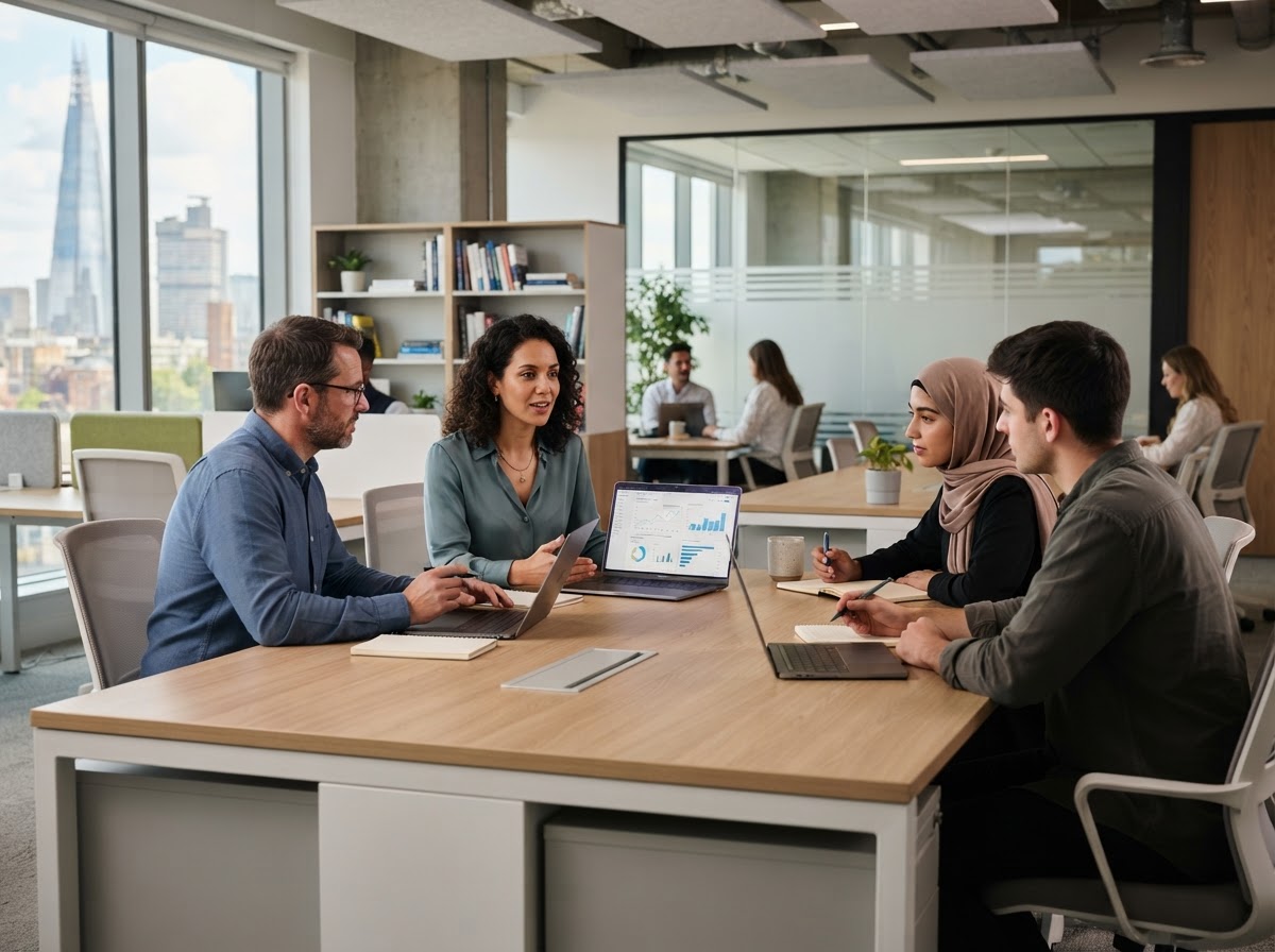 Růst Inverex analysts reviewing portfolio data and market trends